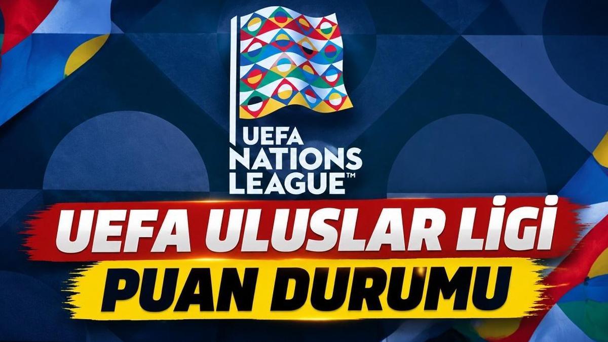 UEFA ULUSLAR LİGİ PUAN DURUMU: Türkiye grupta kaçıncı sırada? A Ligi 1.Grup puan sıralaması