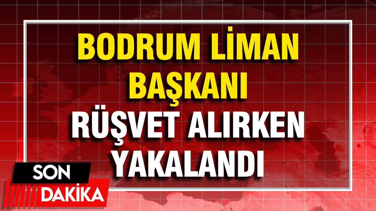 Rüşvet alıyordu: Bodrum Limanı Başkanı suçüstü yakalandı