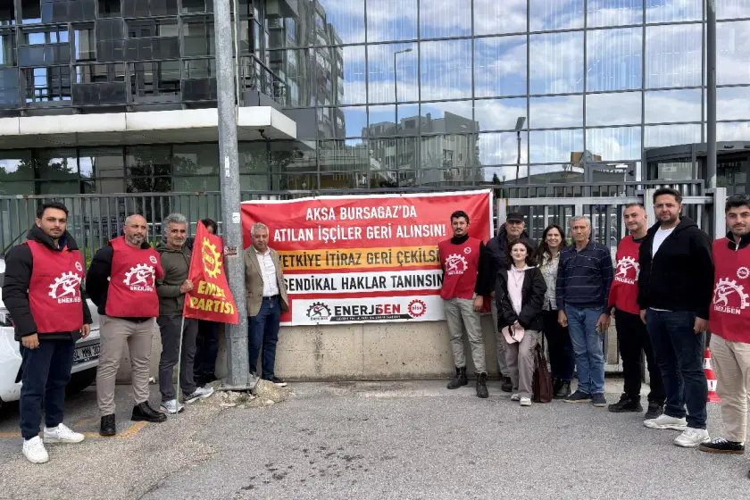 EMEP’ten Bursagaz ve Özdağlı Lojistik direnişine ziyaret: “Genel grevler, genel direnişler, genel eylemler örgütlemeliyiz”