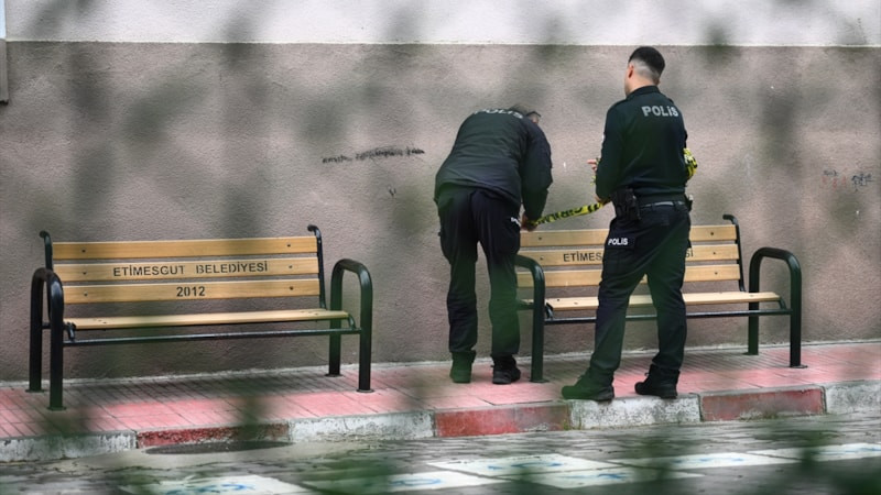 Ankara'da okul bahçesinde karısını bıçaklayan şahıs yakalandı