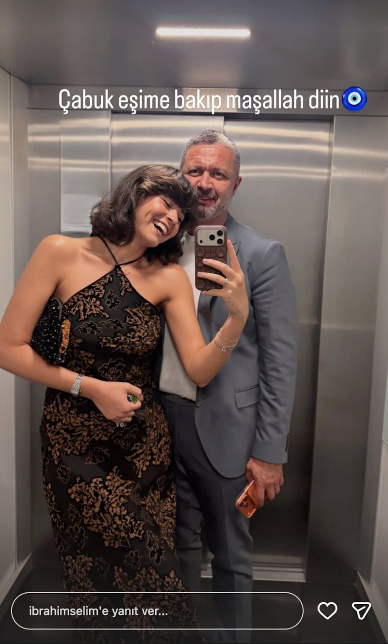 Oyuncu İbrahim Selim ve eşinden romantik paylaşım geldi! 'Maşallah deyin'