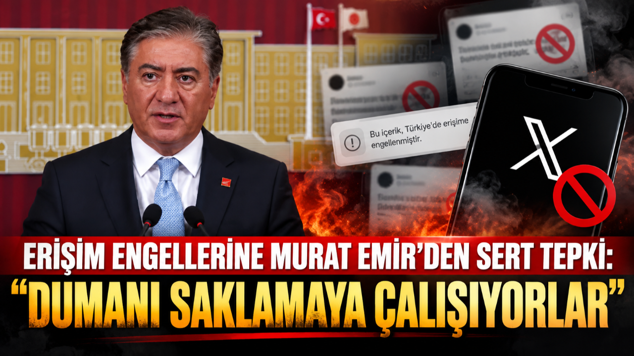 Erişim engellerine Murat Emir’den sert tepki: “Dumanı saklamaya çalışıyorlar”