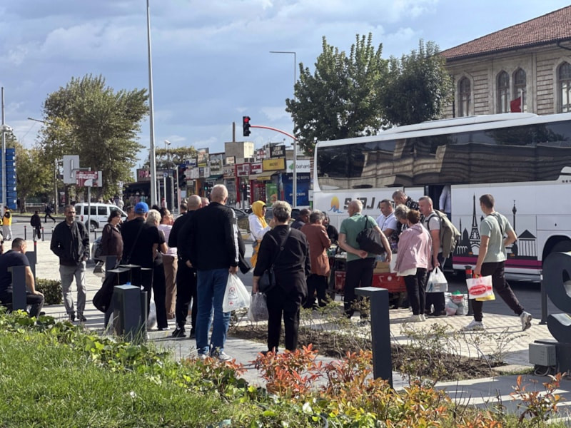 Edirne'de Bulgar turist hareketliliği