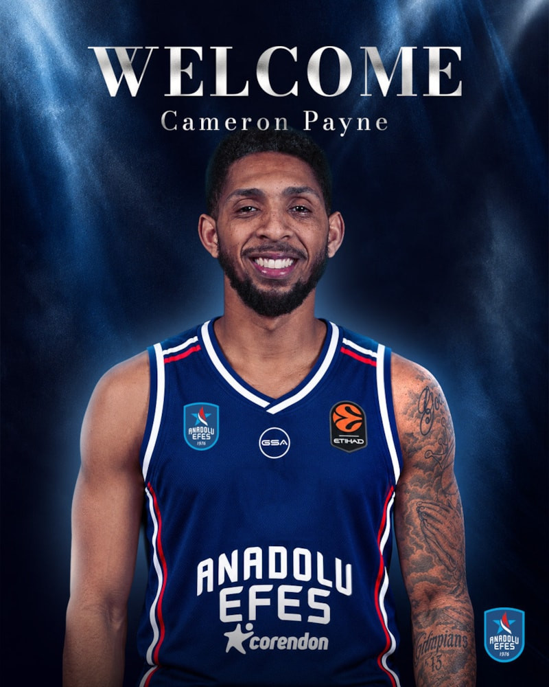 Anadolu Efes, Cameron Payne'i kadrosuna kattı