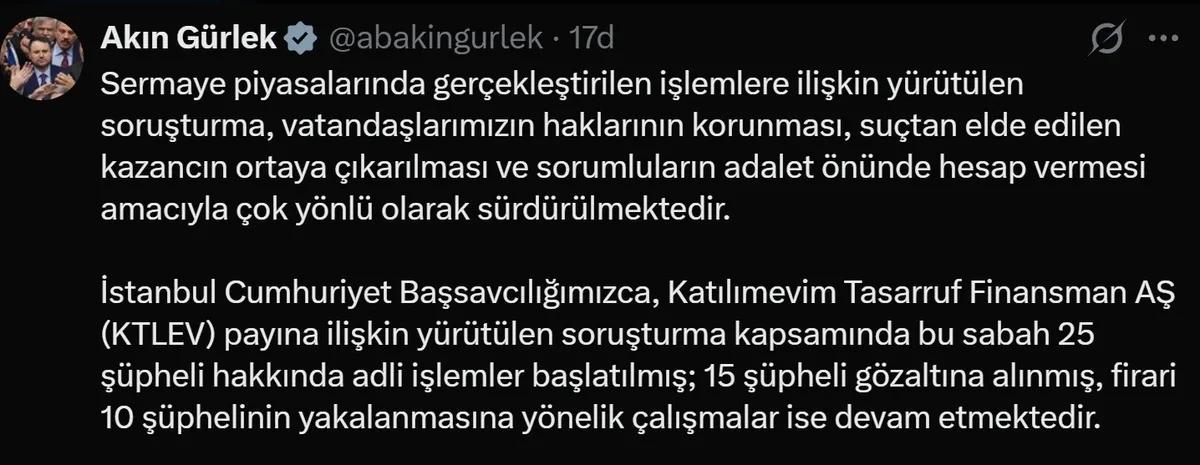 Fon soruşturmasında 63 kişi adli süreçte: Tutuklamaya sevk edilen 5 isim tutuklandı! İsim isim liste Takvim'de!