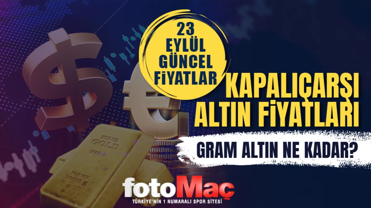 23 Eylül altın fiyatları: Gram, çeyrek, yarım altın ne kadar?