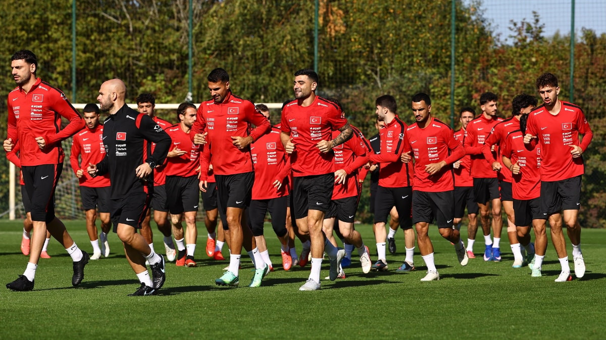A Milli Futbol Takımı, İtalya maçı hazırlıklarını tamamladı