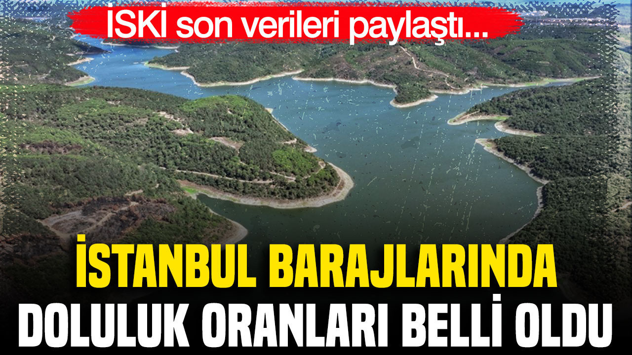 İSKİ son verileri paylaştı: İstanbul barajlarında doluluk oranları belli oldu (3 Ekim 2026)