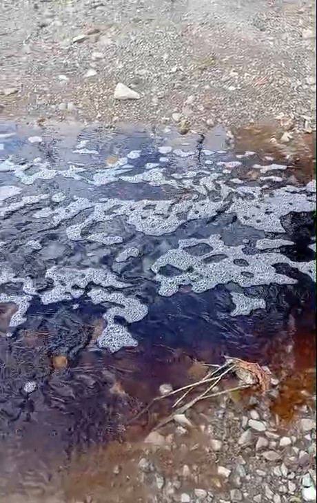 Görüntüler Yalova'dan: Deniz bir anda kırmızıya boyandı