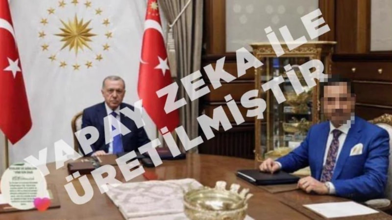 Yapay zeka ile hazırladığı fotoğraflarla kamu görevlileriyle bağlantısı olduğu izlenimi verdi