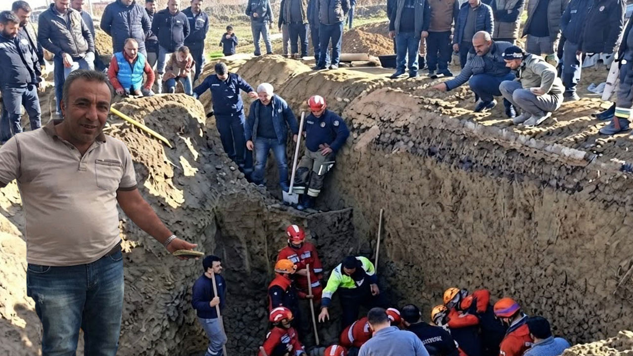 ASKİ’nin çalışmasında acı olay: Muhtar göçük altında can verdi