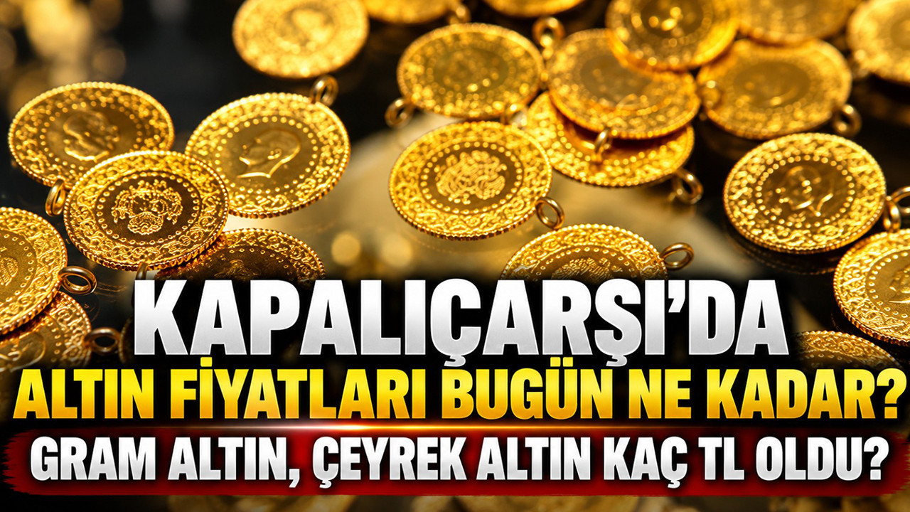 Kapalıçarşı'da altın fiyatları bugün ne kadar? Gram altın, çeyrek altın kaç TL oldu? (3 Ekim 2026)