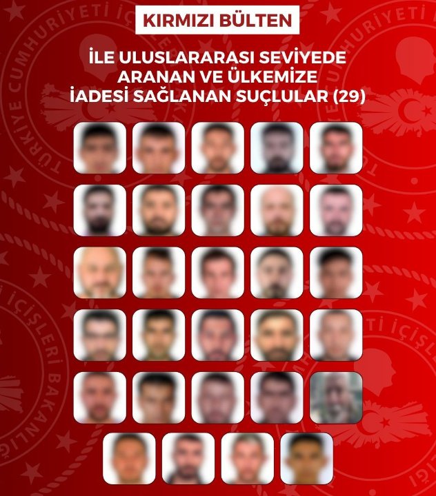 Kırmızı bültenle aranıyorlardı, Türkiye'ye iade edildiler