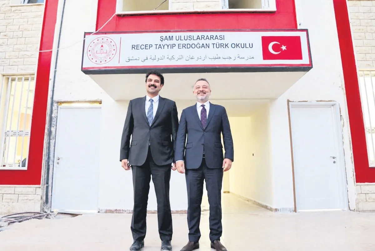 Şam'da "Recep Tayyip Erdoğan Türk Okulu" heyecanı: 4 Ekim'de ilk ders zili çalacak